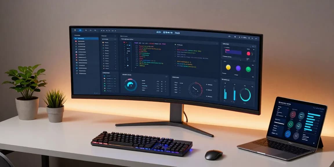 Waygrid API management and security dashboard in a modern developer workspace showcasing cloud computing technology.