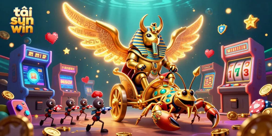 Engage in thrilling gameplay at tải sun win with vibrant casino characters and elements in action.
