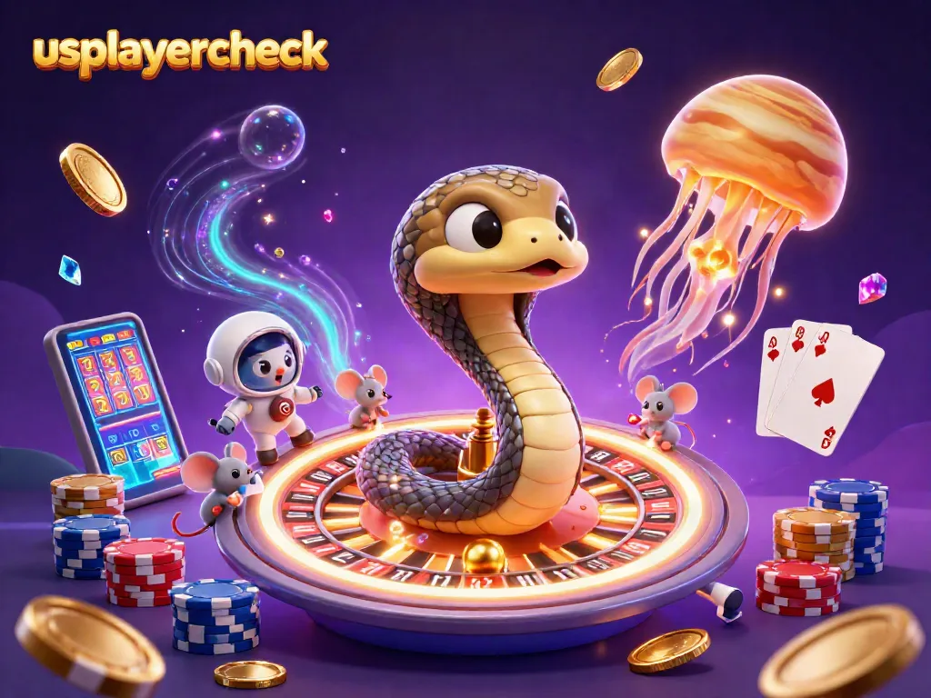 Place bets with usplayercheck as cartoon mice gamble around a cosmic roulette wheel.