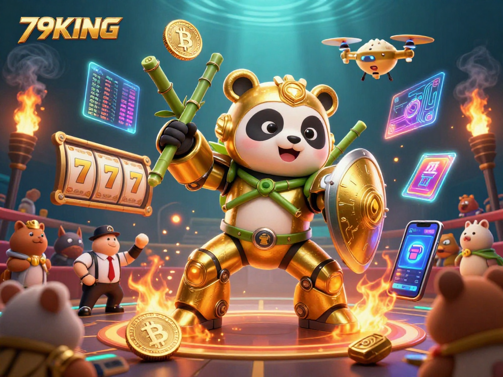 Engage in high-energy slot battles at 79KING with exciting characters and crypto elements.