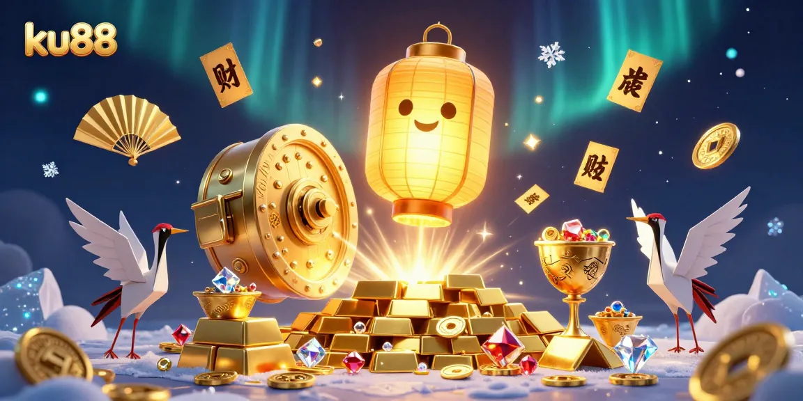 Engage with exciting casino adventures at ku88 with vibrant characters and golden treasures.