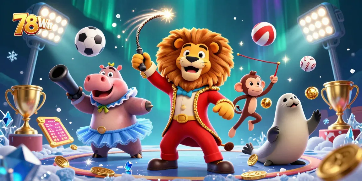 Engage in dynamic gameplay with 78Win’s thrilling sports betting scene featuring lively characters and rich graphics