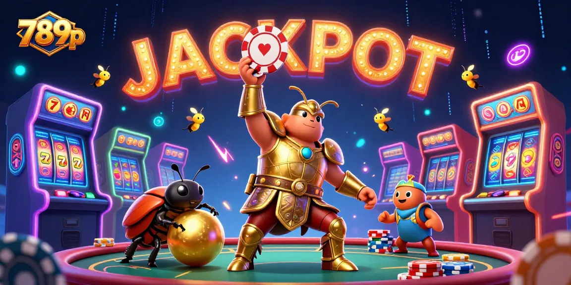 Experience thrilling victories at 789p Casino with colorful arcade games and a vibrant jackpot atmosphere.