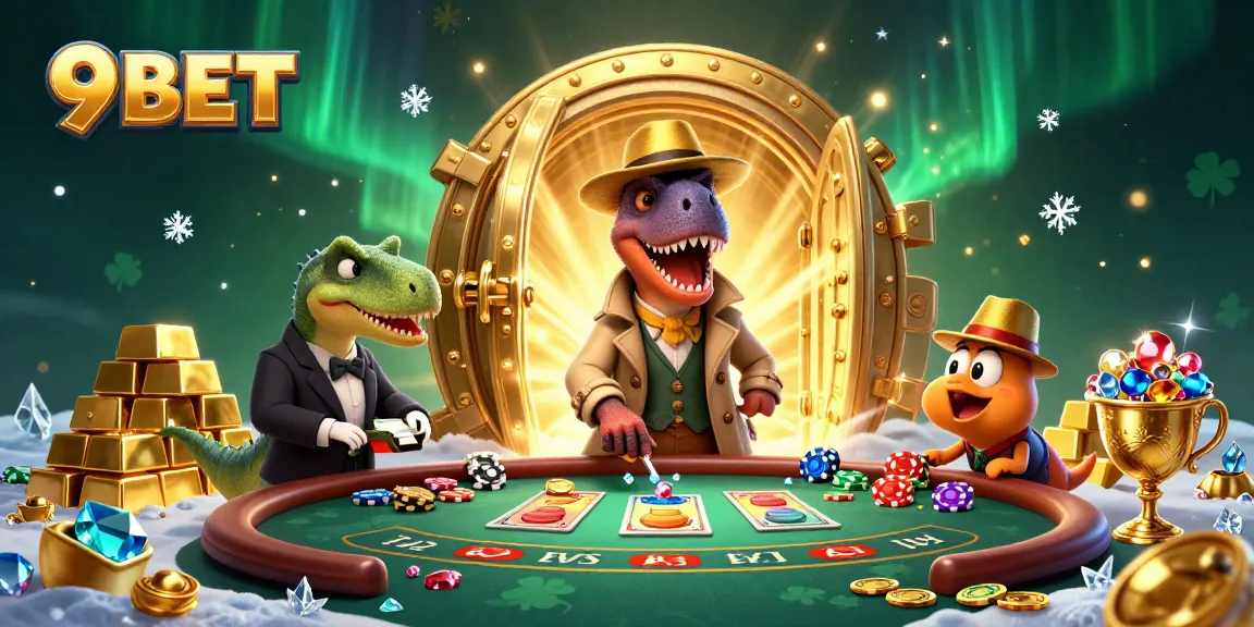 Enjoy thrilling moments and shine with incredible luck at 9BET's colorful casino atmosphere.