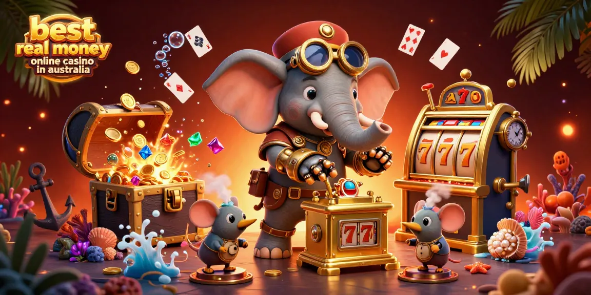 Engage with the luck at the best real money online casino in Australia with vibrant slot machine action.