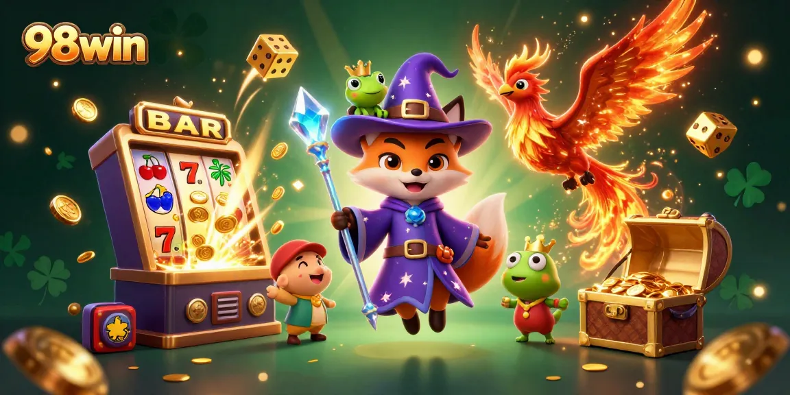 Experience exciting gaming adventures at 98win with vibrant casino themes and jackpots.