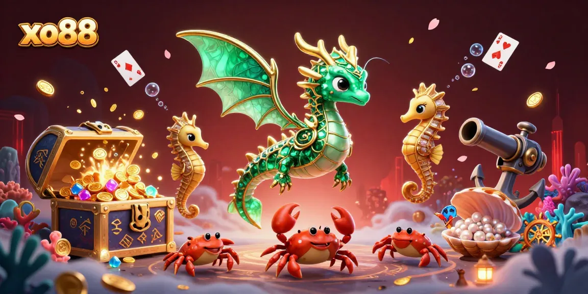 Experience thrilling underwater adventures at xo88 with vibrant characters and rich casino elements.