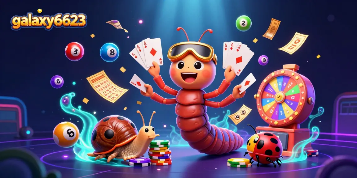 Experience thrilling wins with galaxy6623's vibrant gaming scene filled with colorful lottery elements.