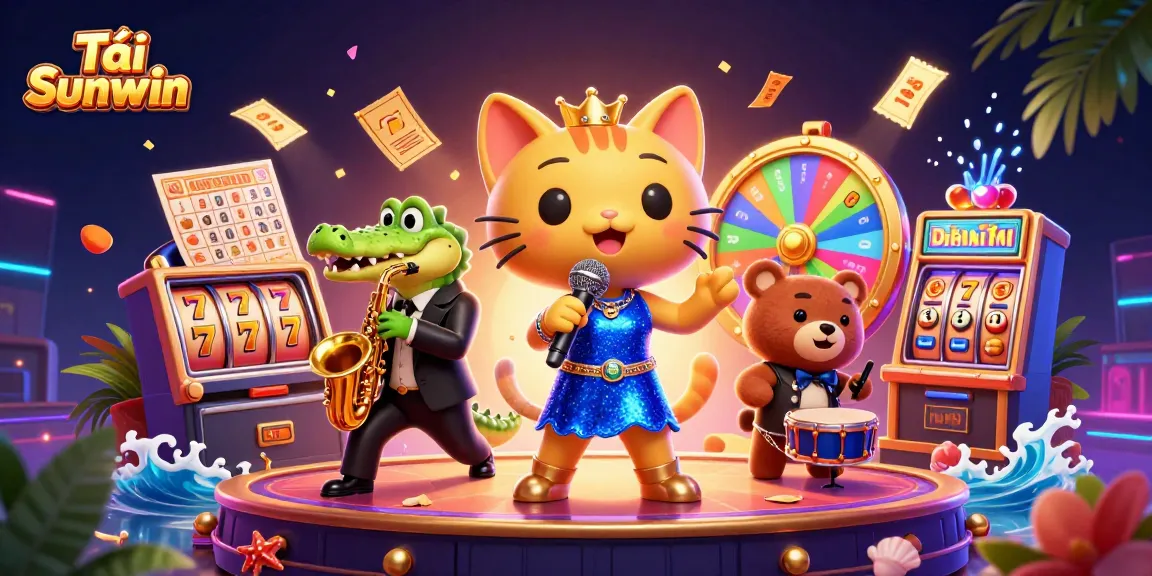 Tải Sunwin to experience vibrant casino action with animated characters and dynamic gaming elements.