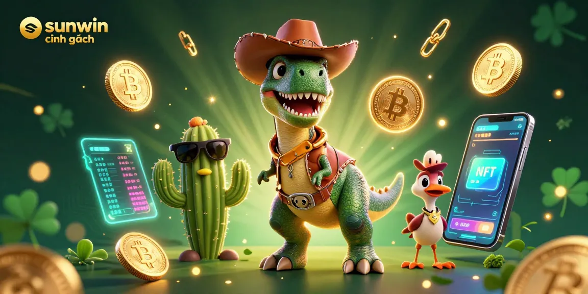 Join the exciting world of sunwin chính hãng with our fun characters, T-Rex and friends!