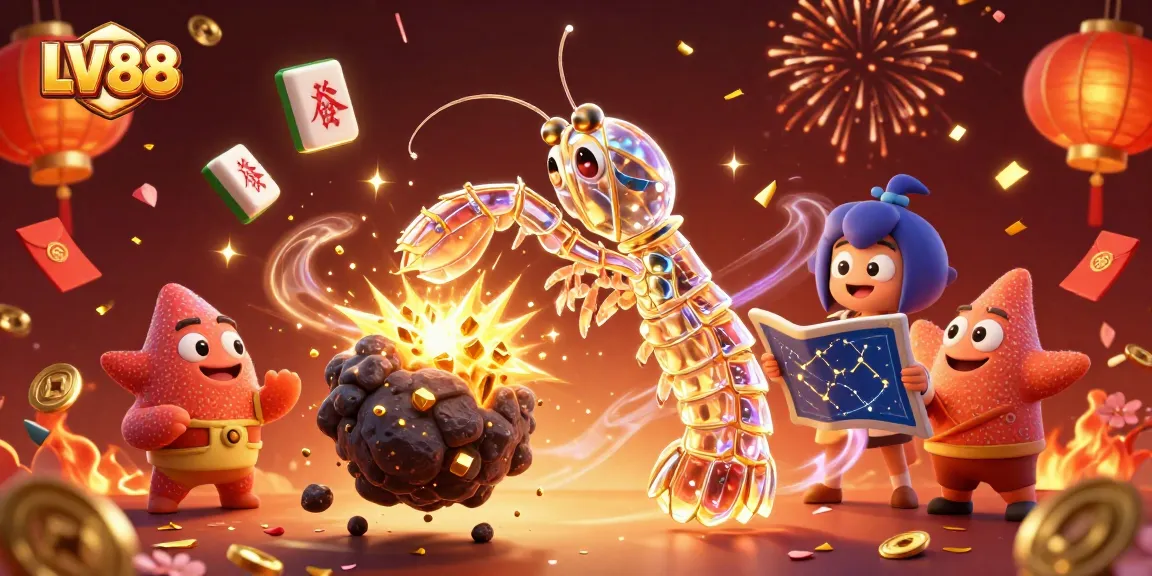 Play exciting games like LV88 with vibrant visuals featuring golden coins and colorful elements!