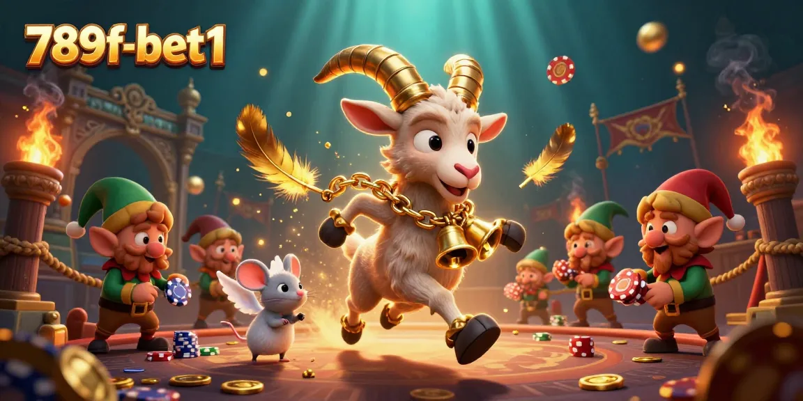 Experience the thrilling atmosphere of 789f-bet1 as gremlins steal chips in a vibrant casino.